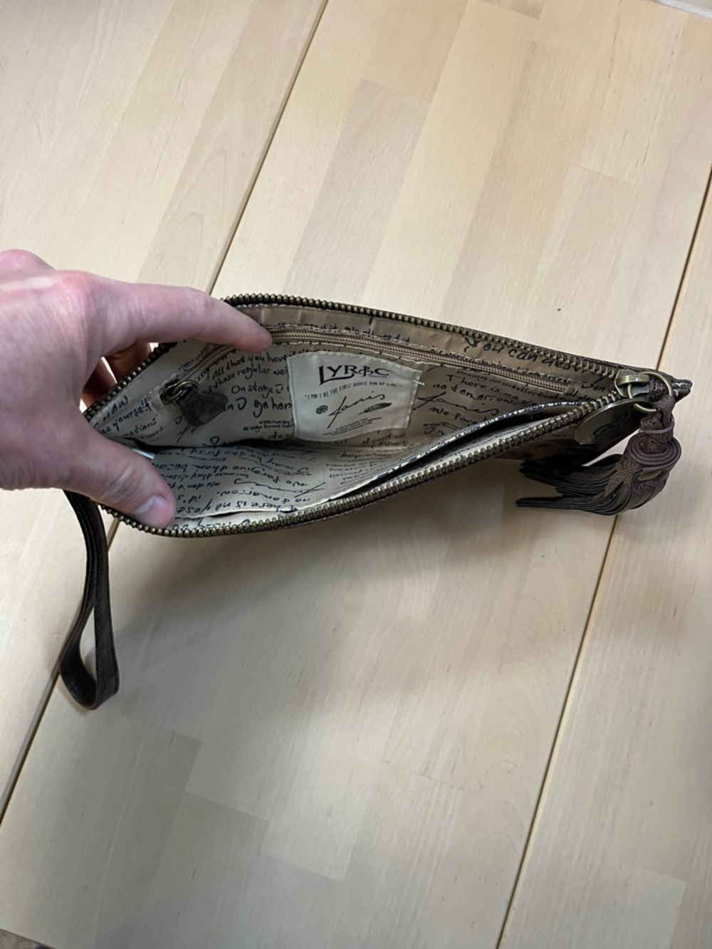 Janis Joplin “Oh Lord, Won’t You Buy Me a Mercedes Benz” Lyric Culture Wristlet - Picture 6 of 16